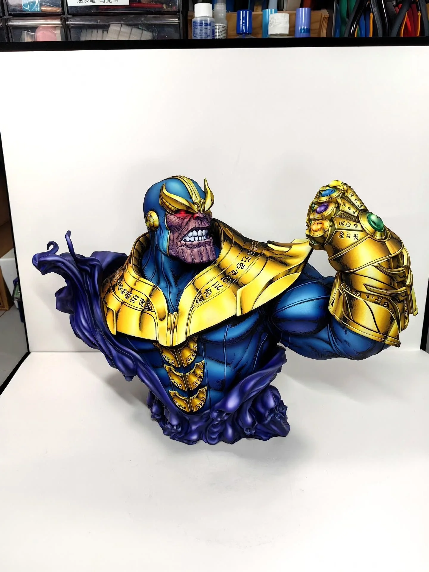 2d comic color marvel figure repaint-thanos - Image 5