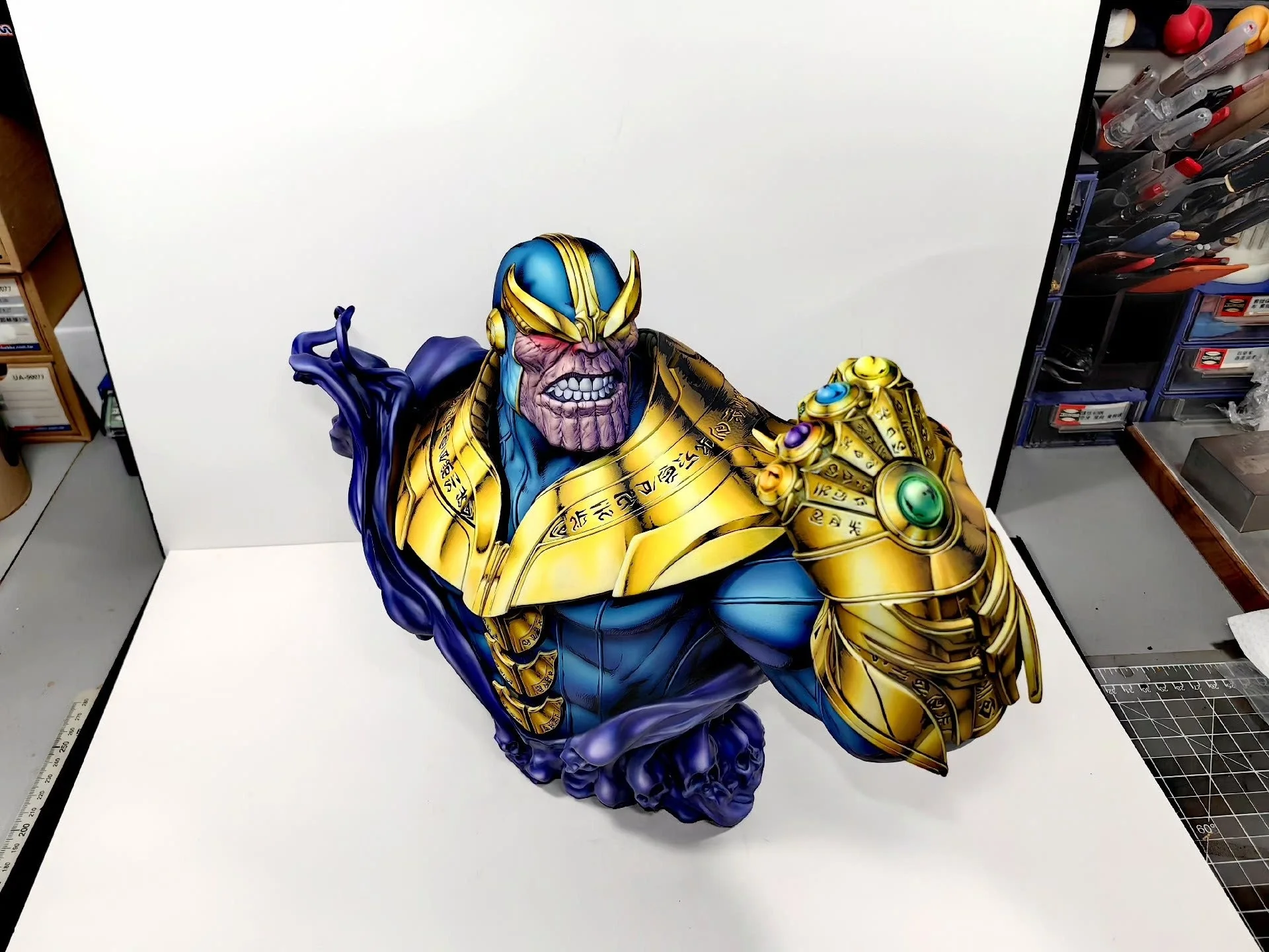 2d comic color marvel figure repaint-thanos - Image 6