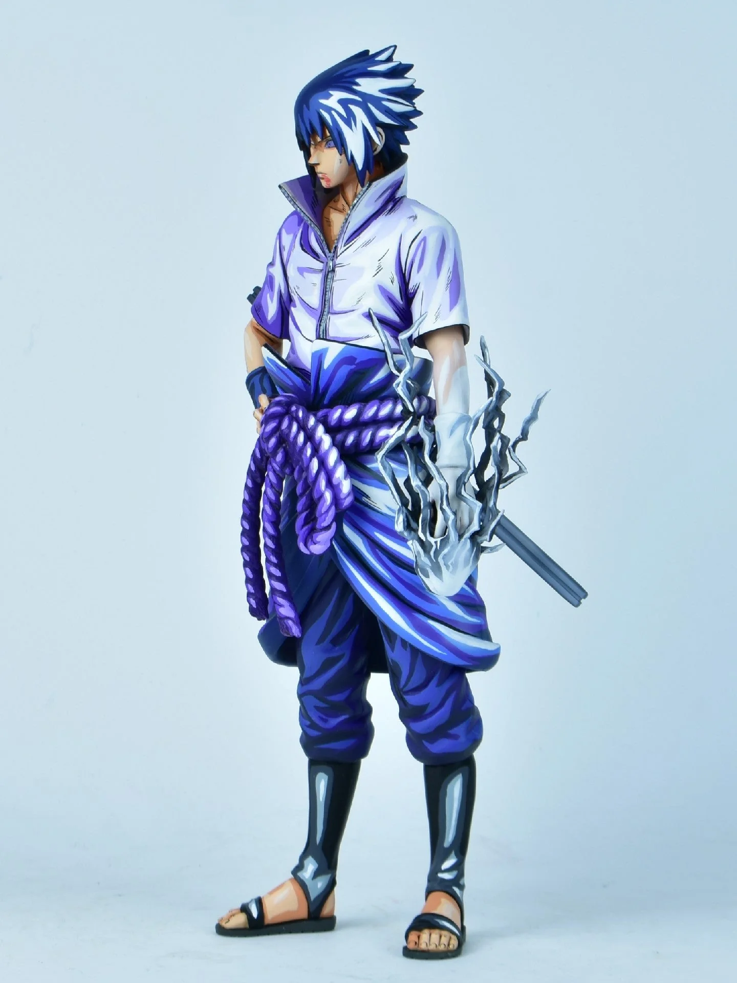 2d comic color Naruto figure repaint-Sasuke-stand - Image 3