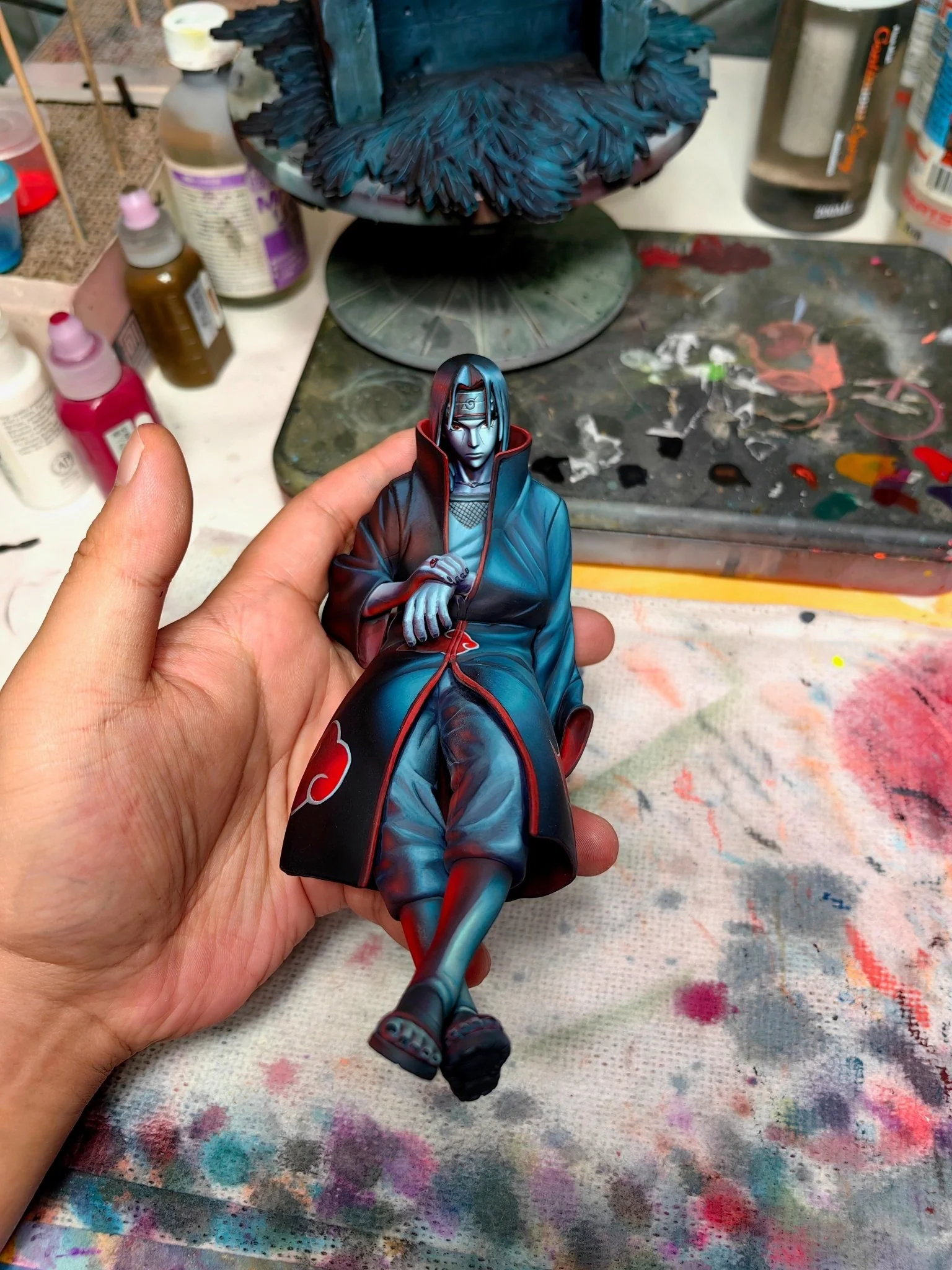 2d comic color naruto figure repaint-uchiha itachi - Image 4