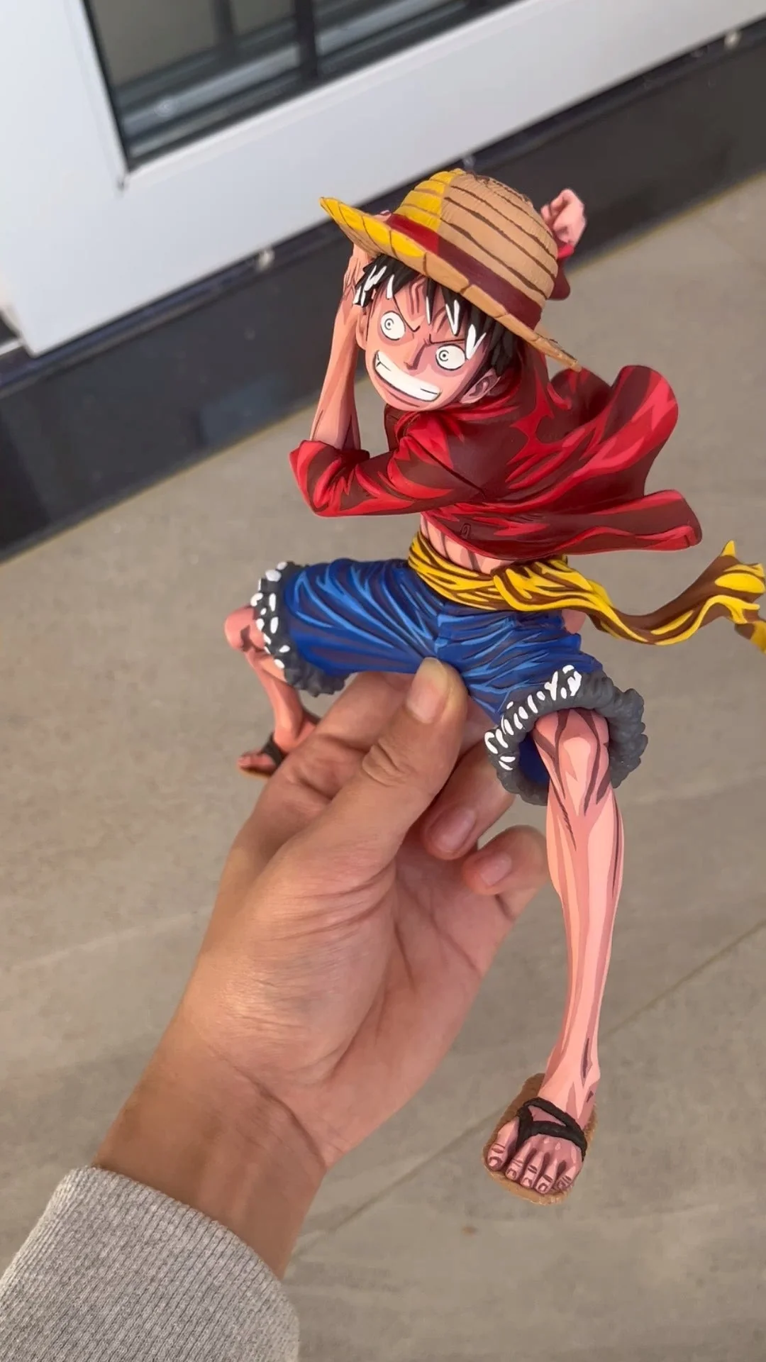 2d comic color one piece figure repaint-luffy - Image 2