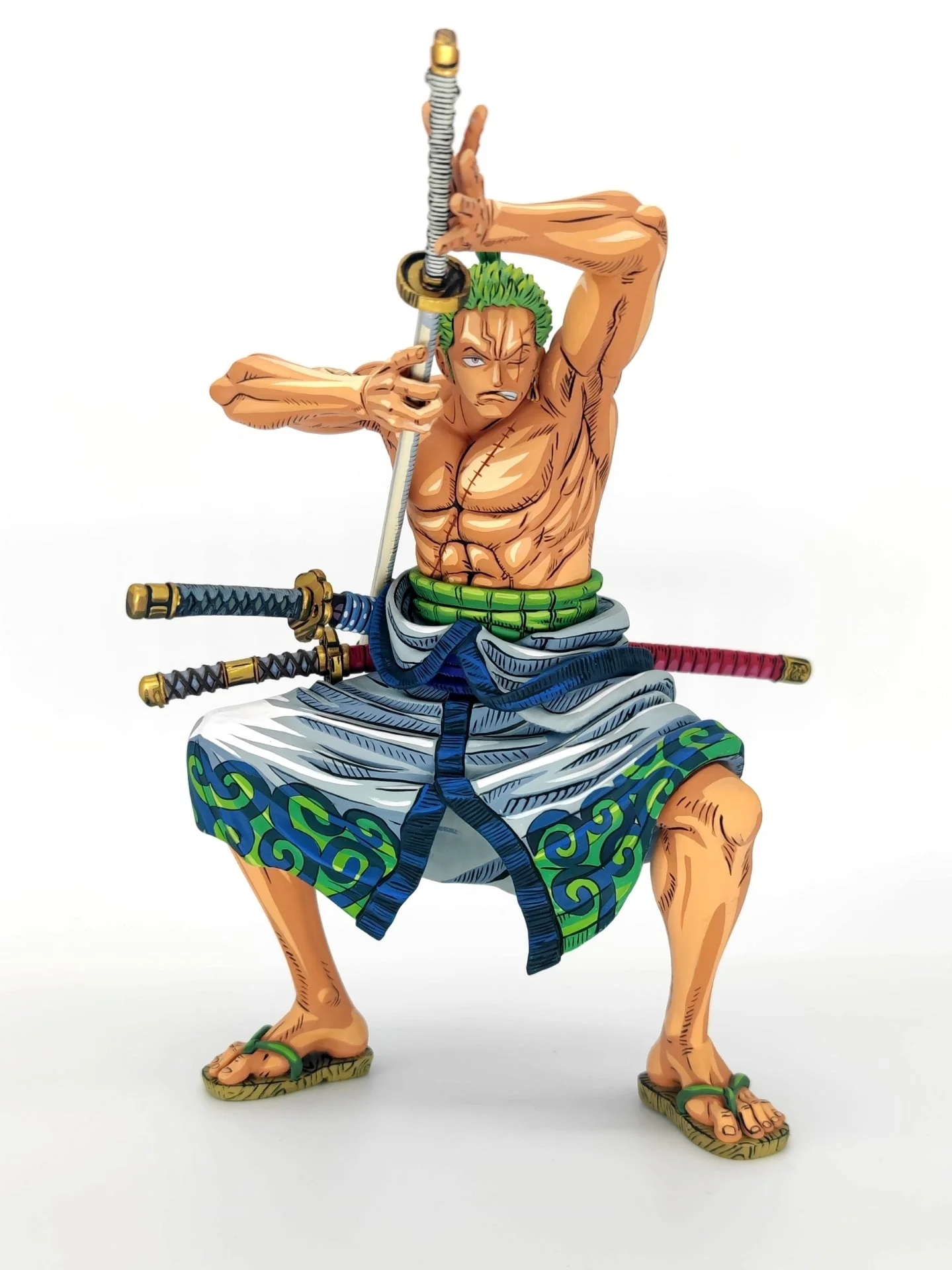 2d comic color one piece figure repaint-Roronoa Zoro - Image 2