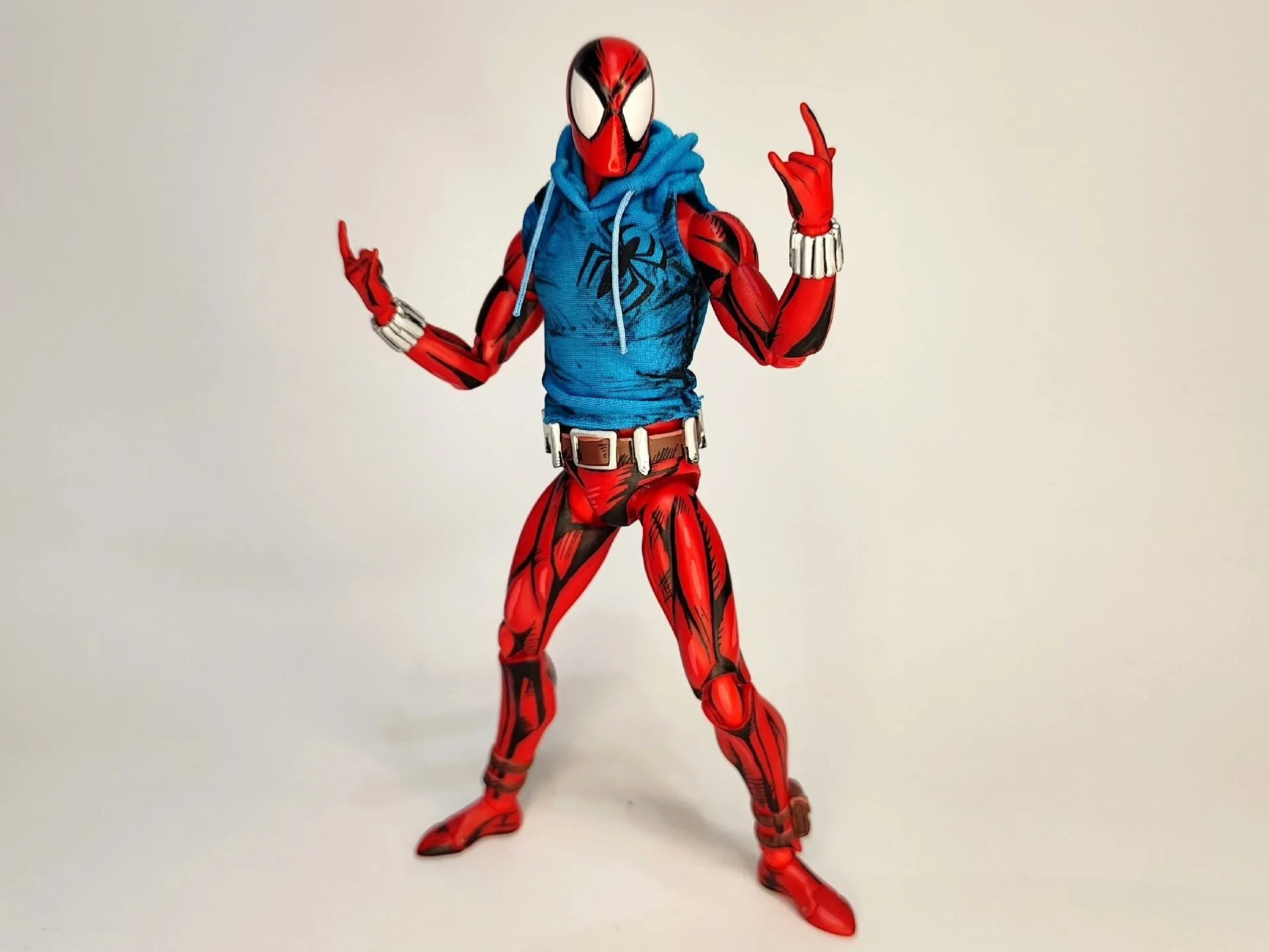 2d comic color spider man figure repaint - Image 2