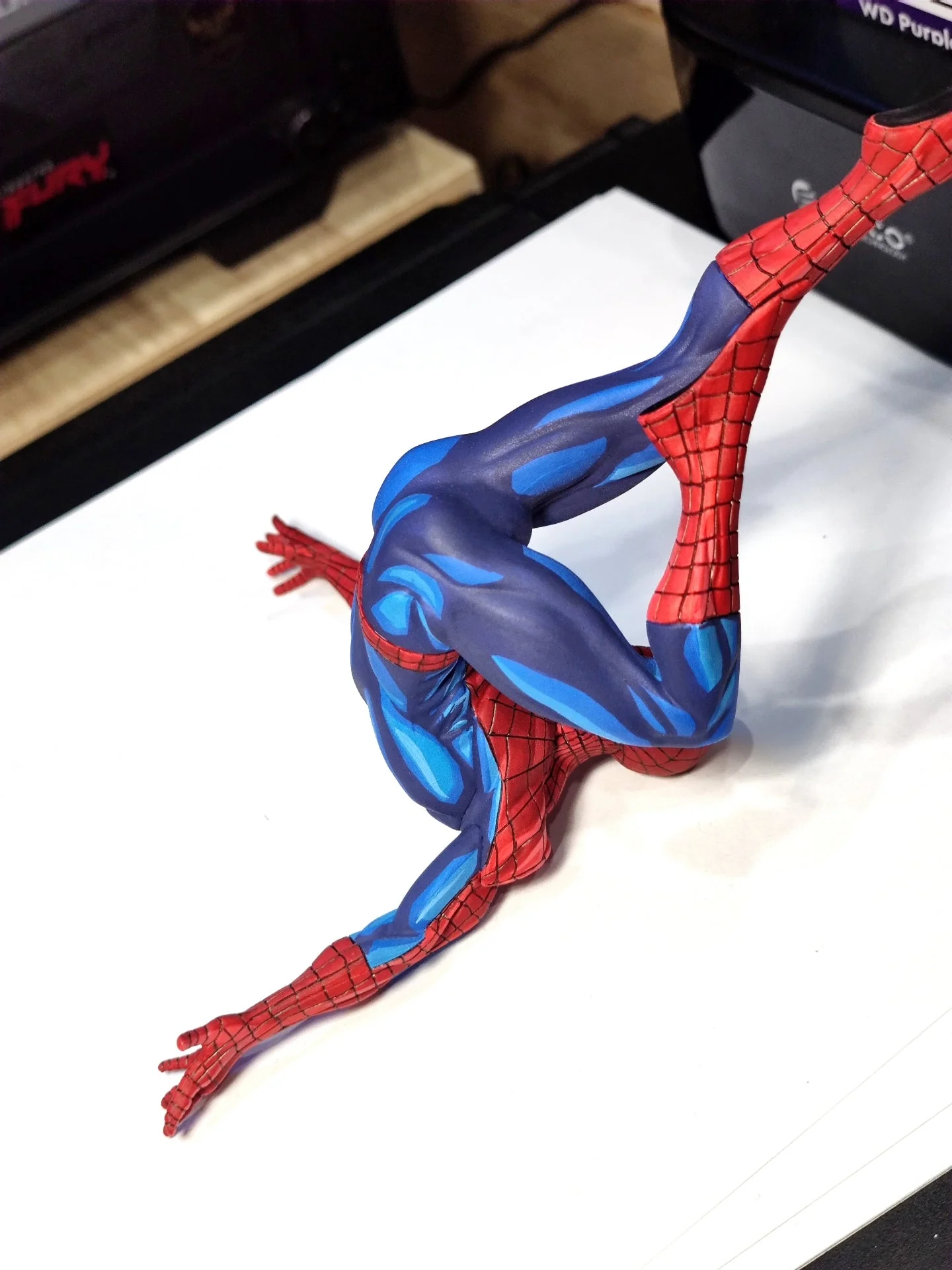 2d comic color spiderman figure repaint - Image 3