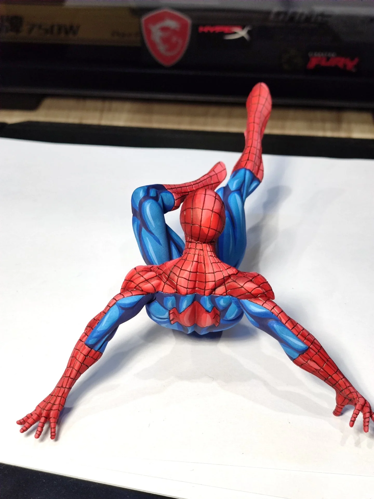 2d comic color spiderman figure repaint - Image 4