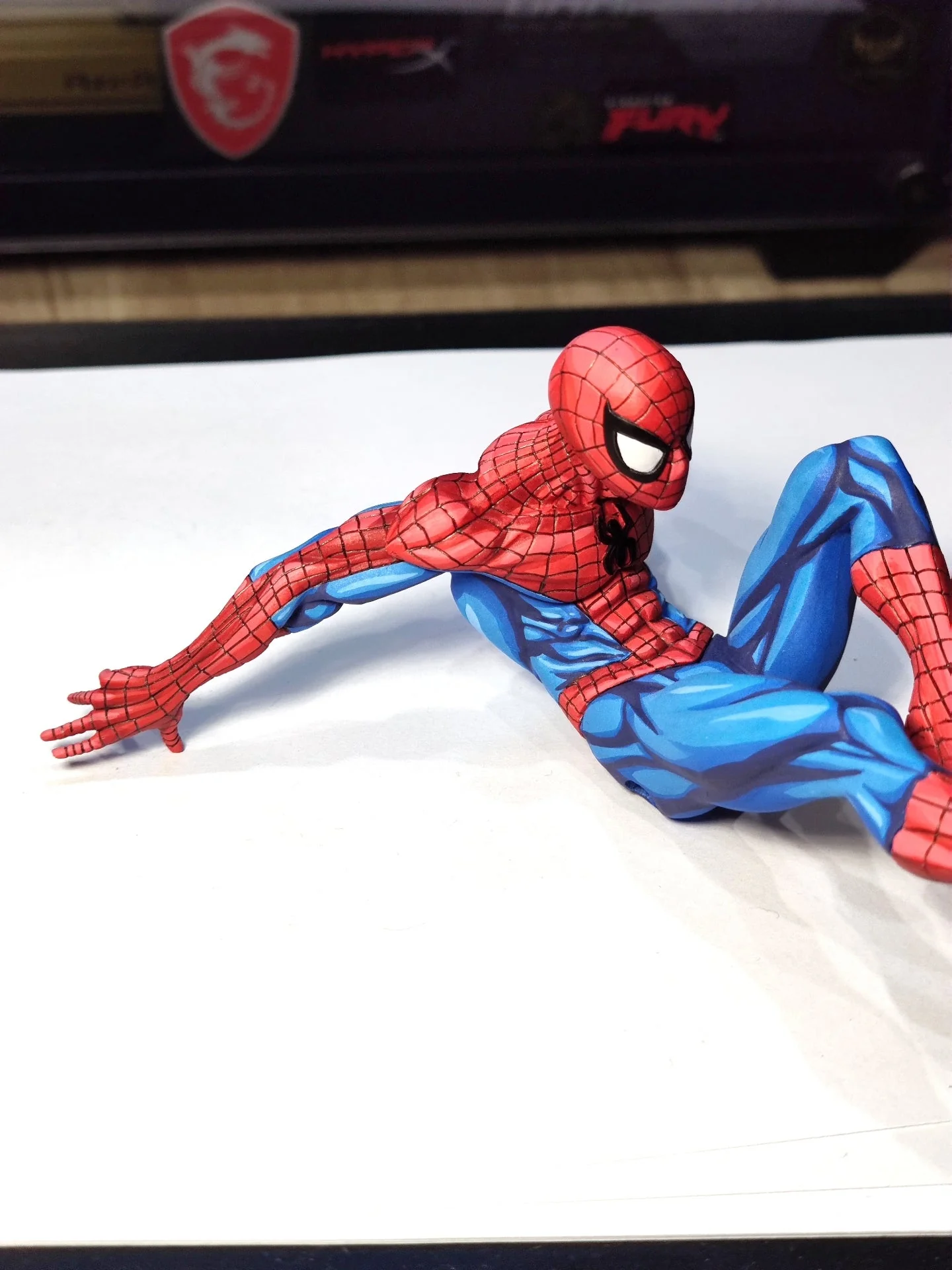2d comic color spiderman figure repaint - Image 5