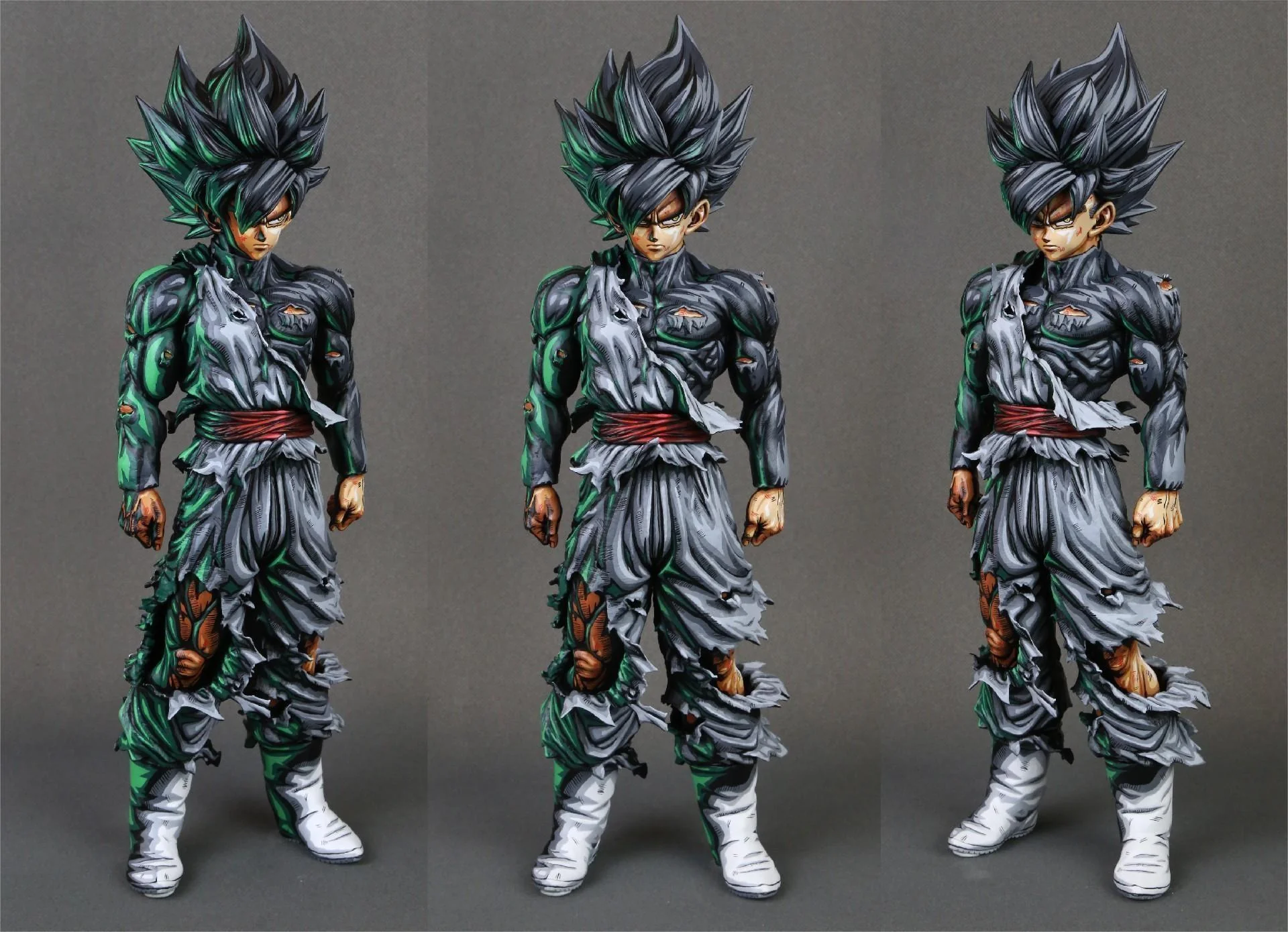 2d comic color dragon ball figure repaint-goku-black - Image 3