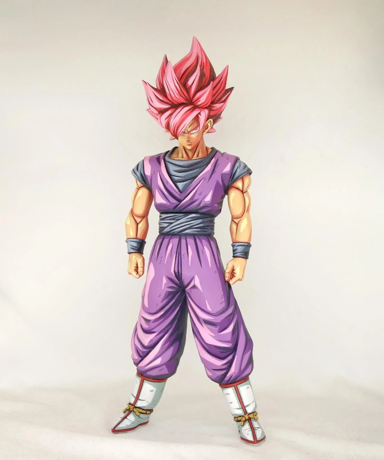 2D Painting 2D DRAGONBALL figure repaint Pink Goku - Image 5