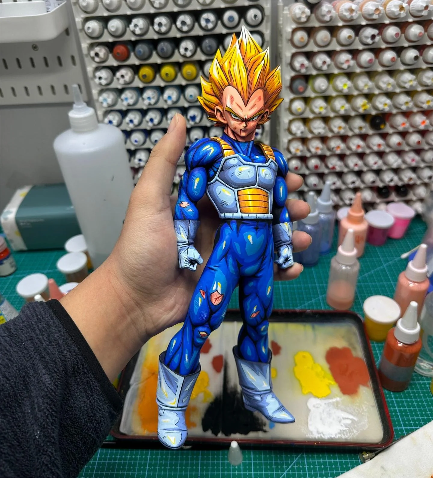 Dragon Ball Anime coating Comic color effect Figure model  smsp Vegeta - Image 3