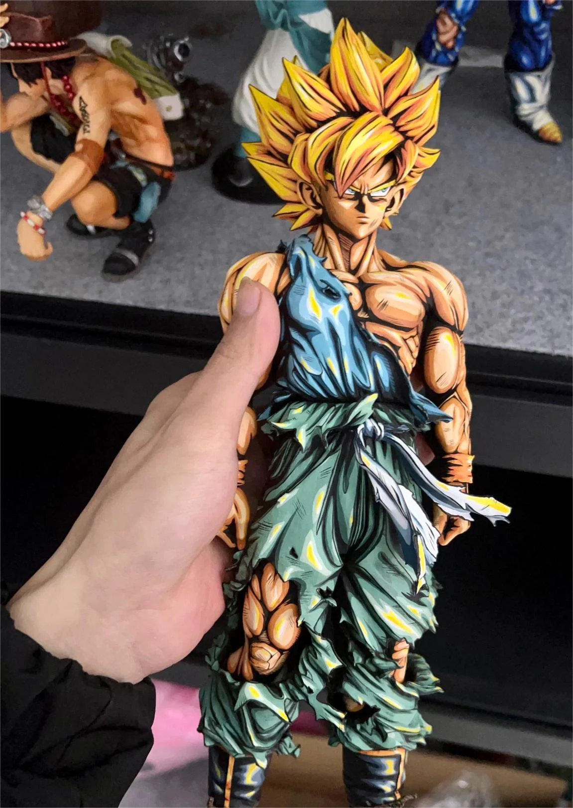 Dragon Ball  Anime coating Comic color effect Figure Goku Super Saiyan 2 - Image 5