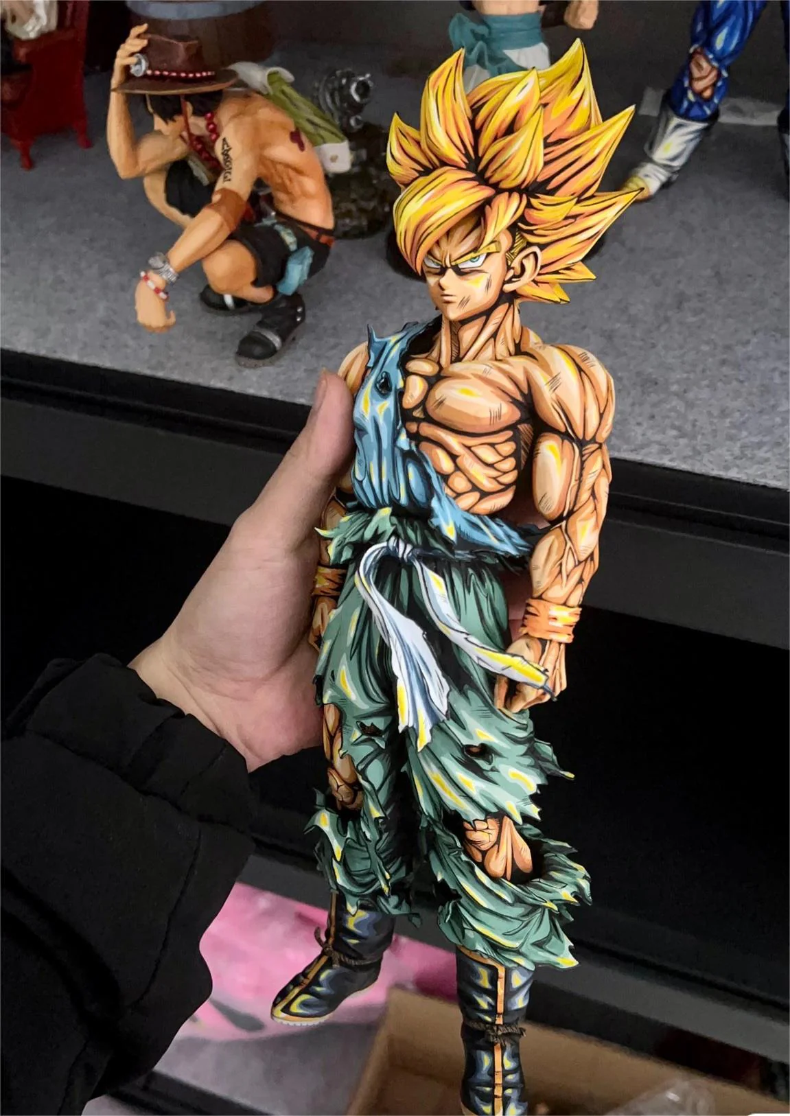 Dragon Ball  Anime coating Comic color effect Figure Goku Super Saiyan 2 - Image 6