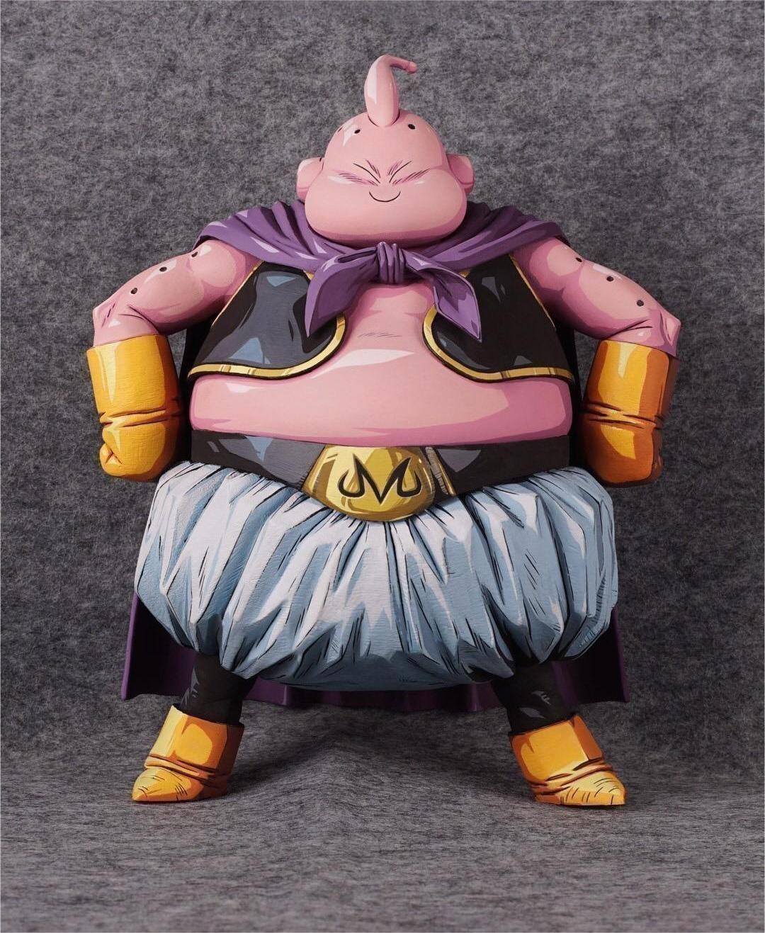 Dragonball figure repaint- Fat Buu-2d comic color
