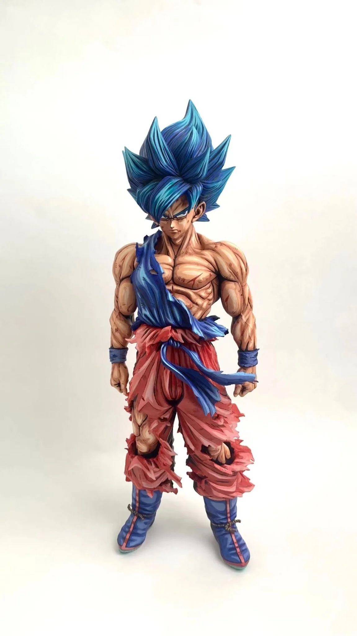 2d comic color dragonball figure repaint-smsp-goku-blue - Image 3