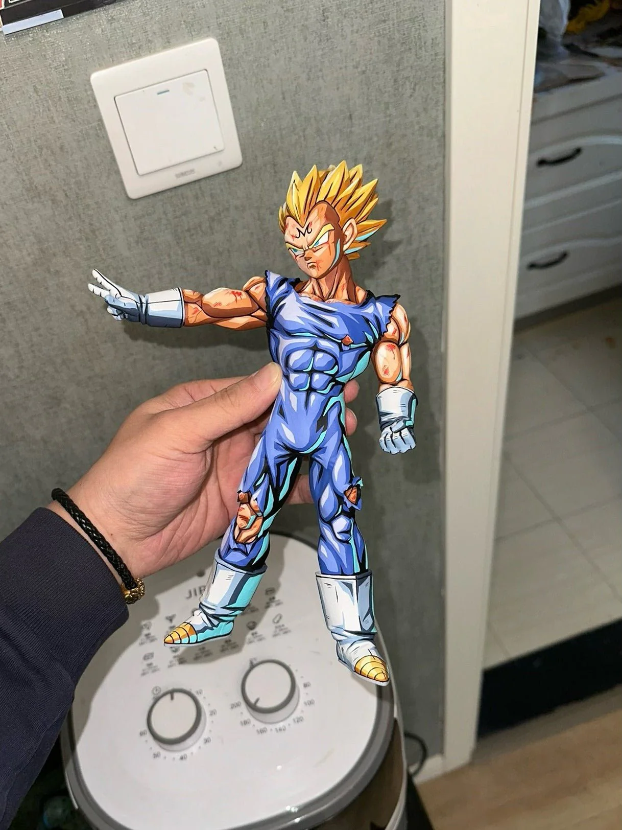 Dragonball figure repaint- vegeta-2d comic color - Image 2
