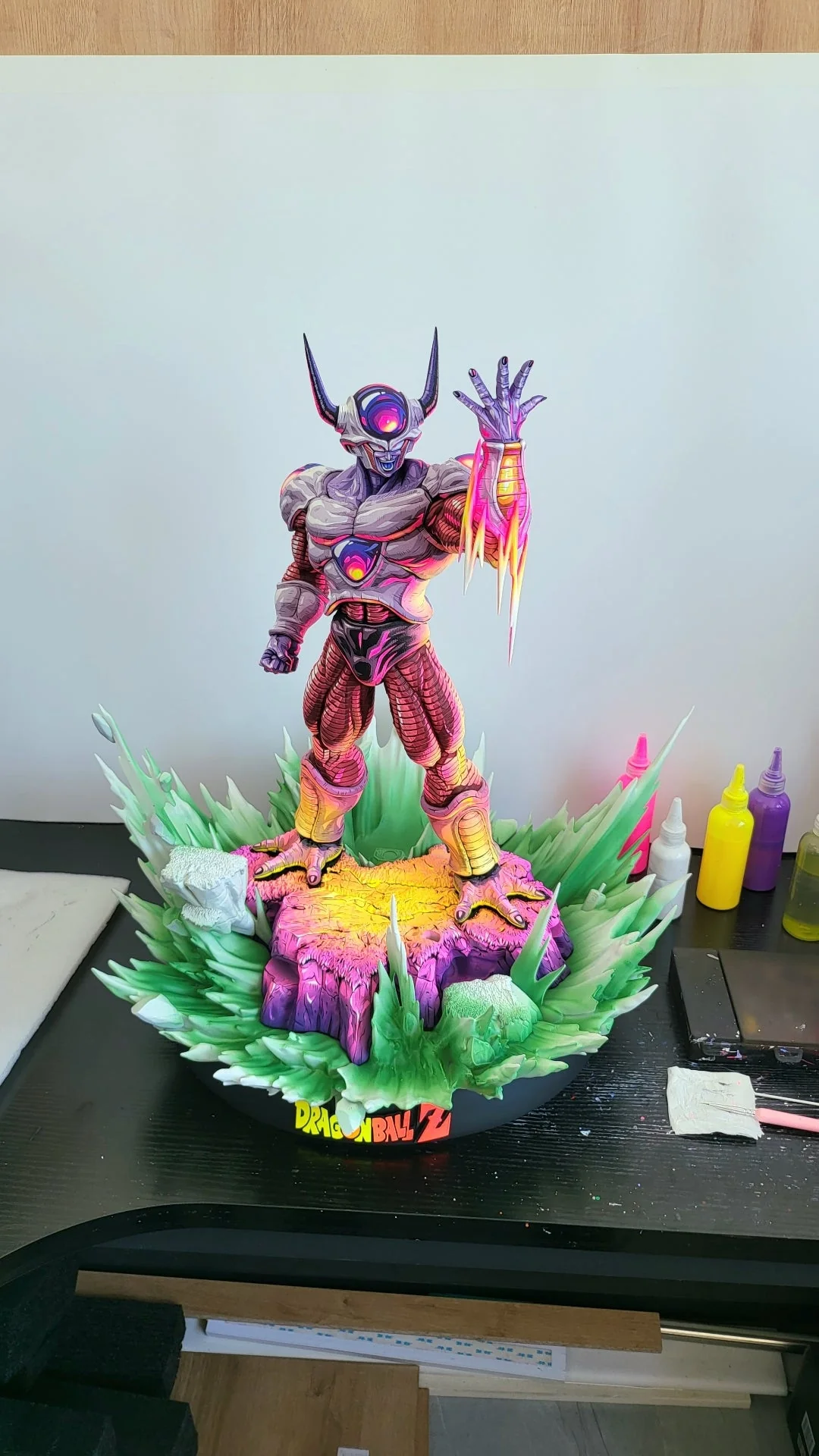 DragonBall Frieza GK statue manga color repainting - Image 6