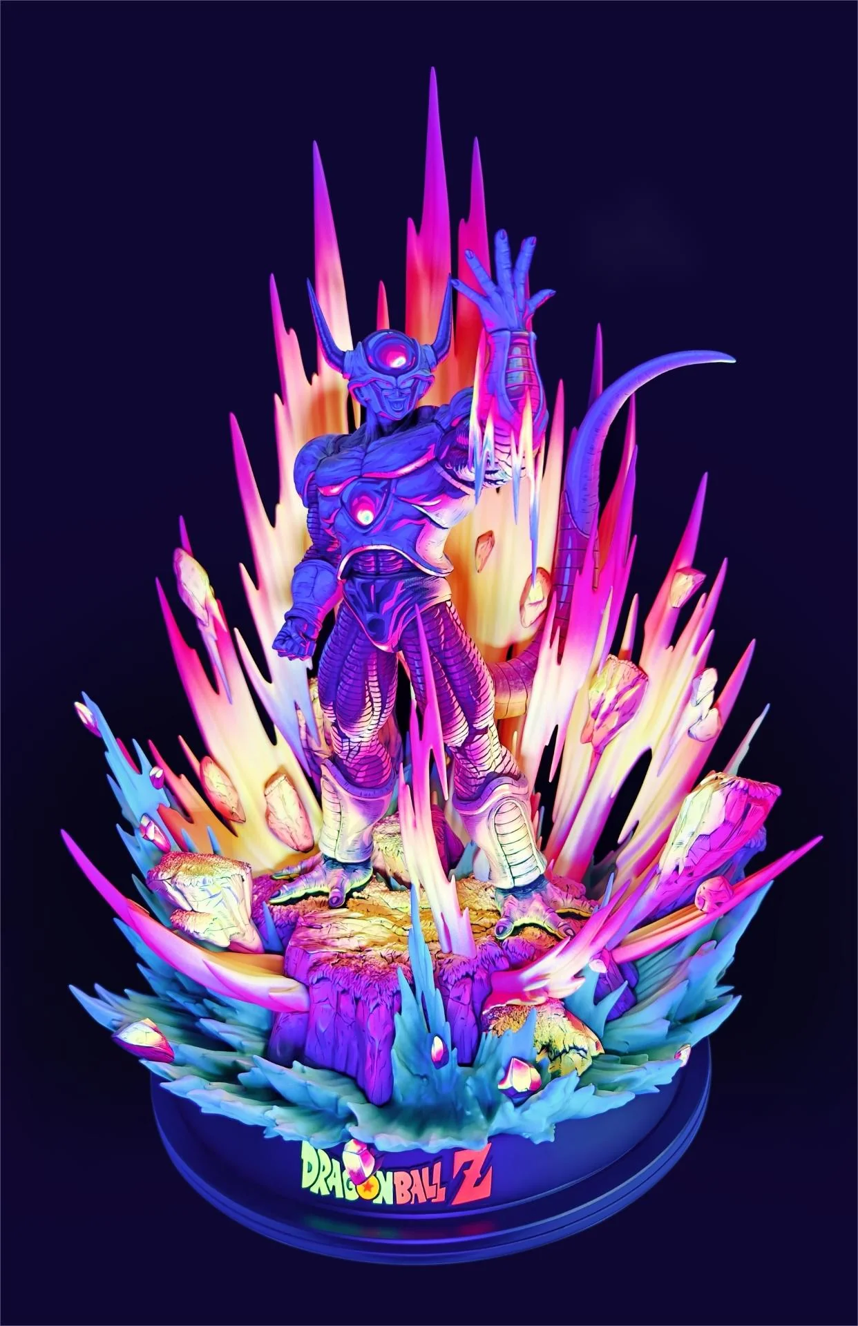 DragonBall Frieza GK statue manga color repainting - Image 7