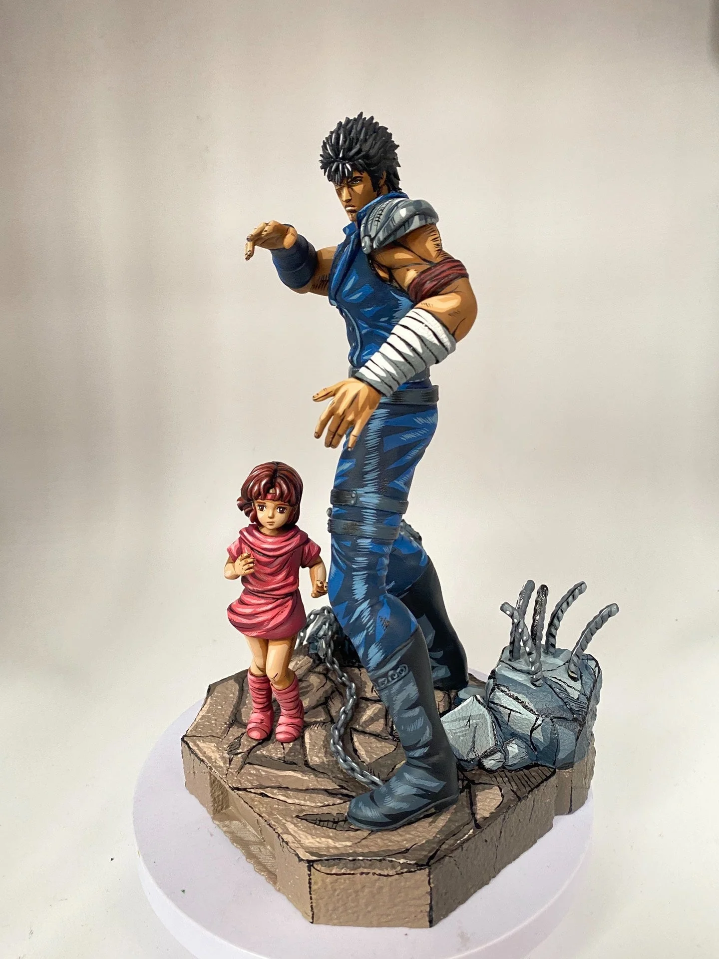 Repaint 2d comic color Kenjiro figure-Fist of the North Star - Image 4