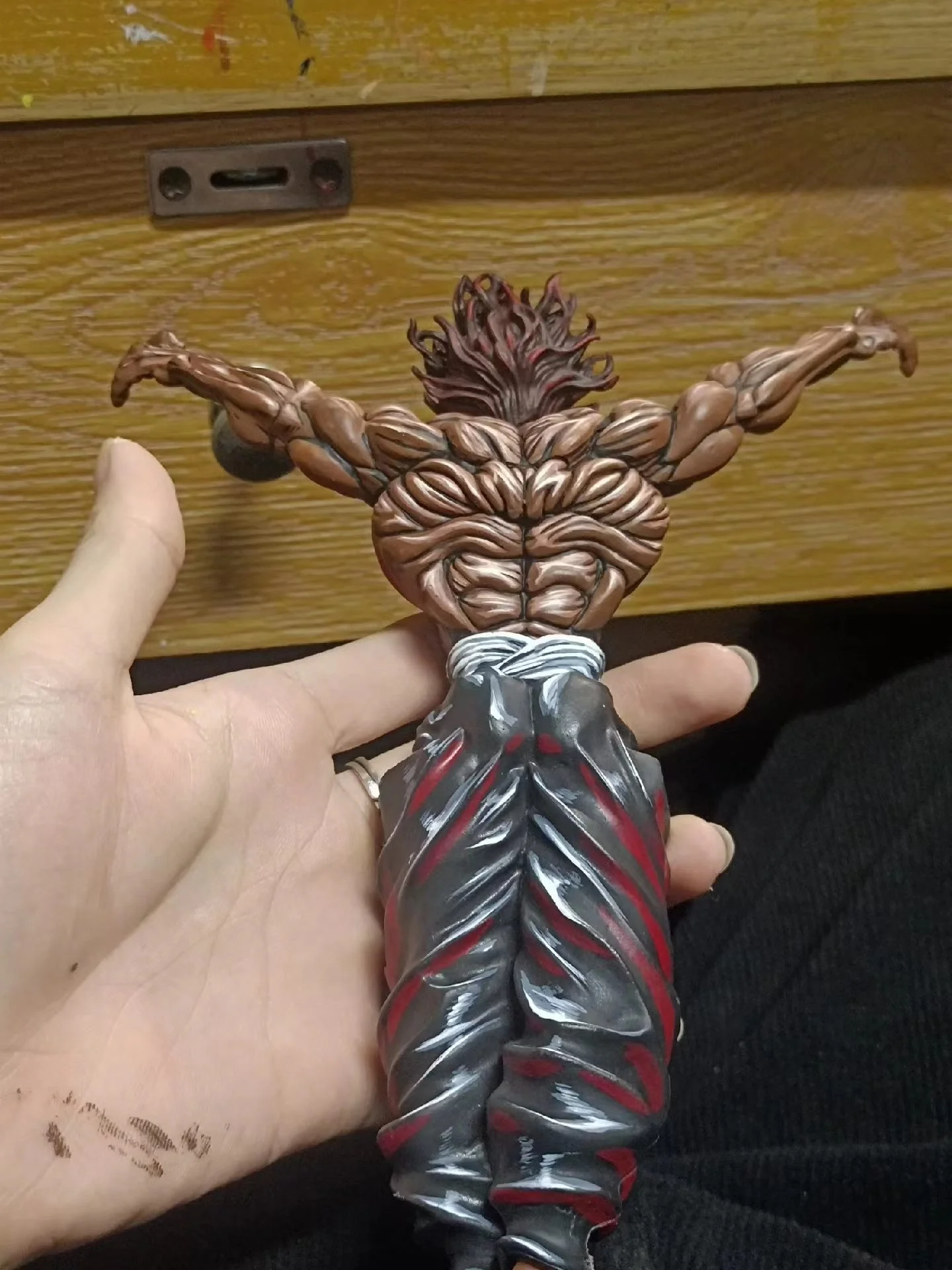 Hanma Yujirō coating Comic color effect Figure model - Image 4