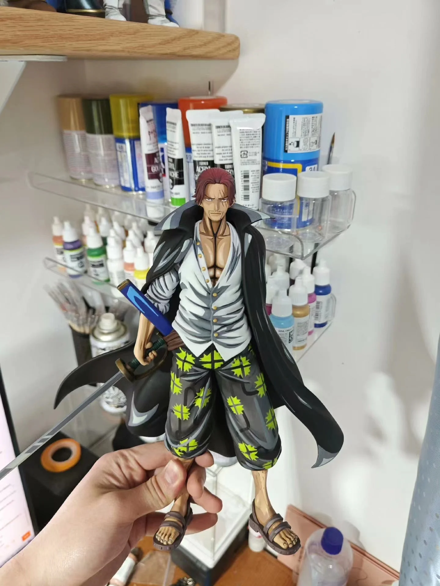 One Piece Anime coating Comic color effect Figure model red - Image 3