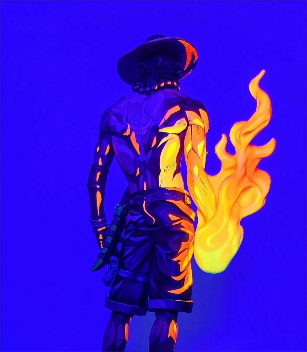 One Piece Anime coating Comic color effect model-Ace - Image 5