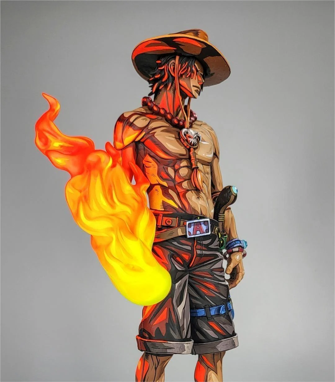 One Piece Anime coating Comic color effect model-Ace - Image 6
