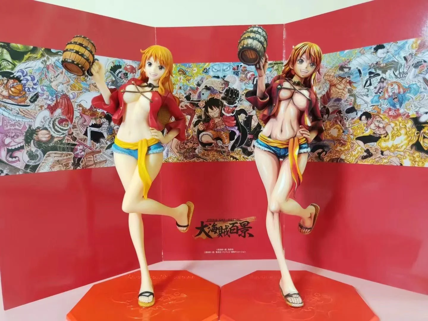 One Piece girls coating Comic color effect Figure model - Image 7