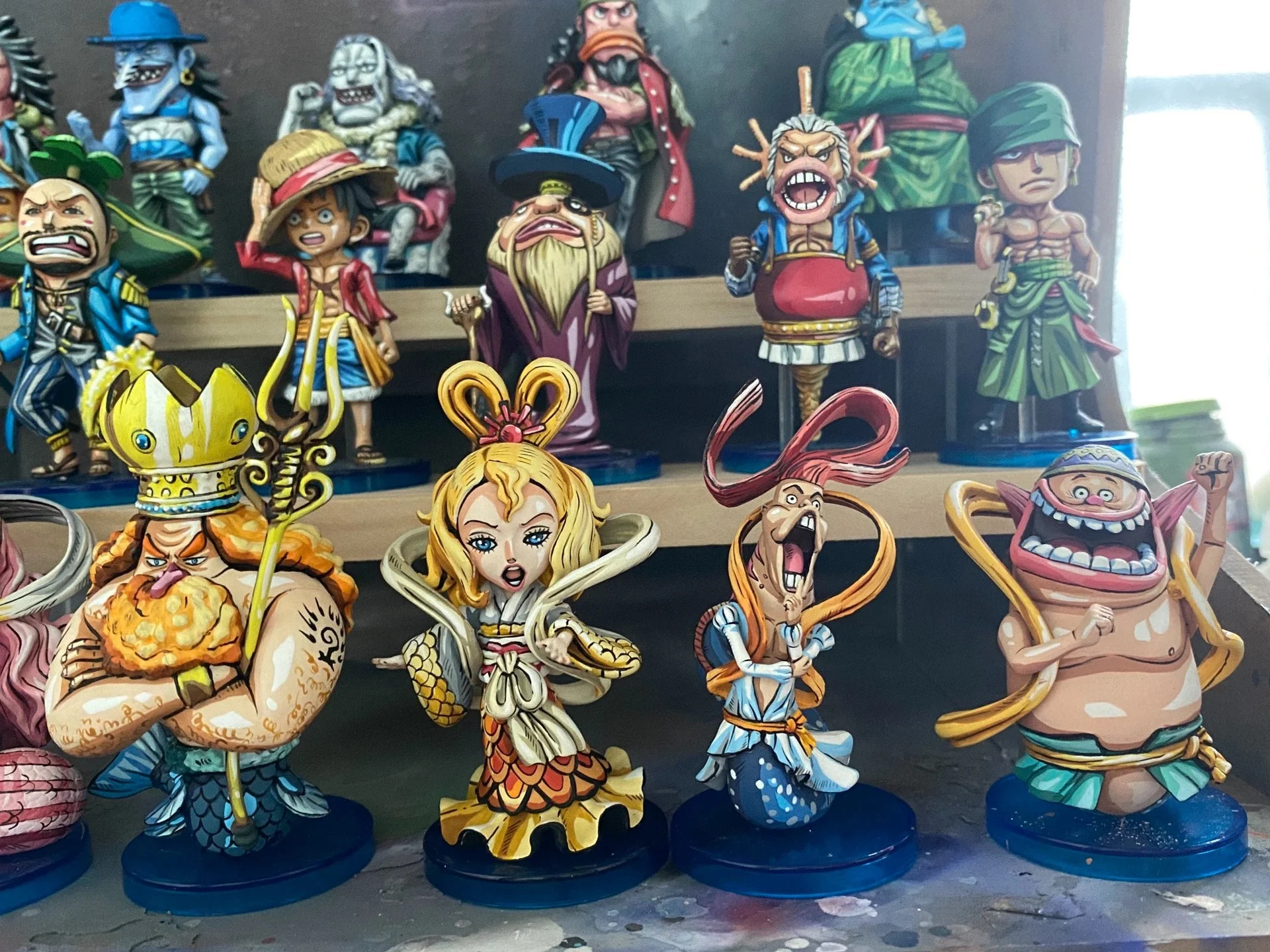 One Piece wcf fish man island manga color figure repaint - Image 3