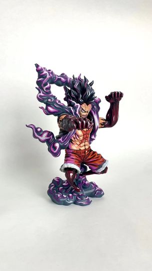2d comic color one piece figure repaint-gear 4 luffy - Image 3