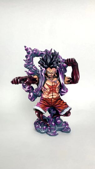 2d comic color one piece figure repaint-gear 4 luffy - Image 4
