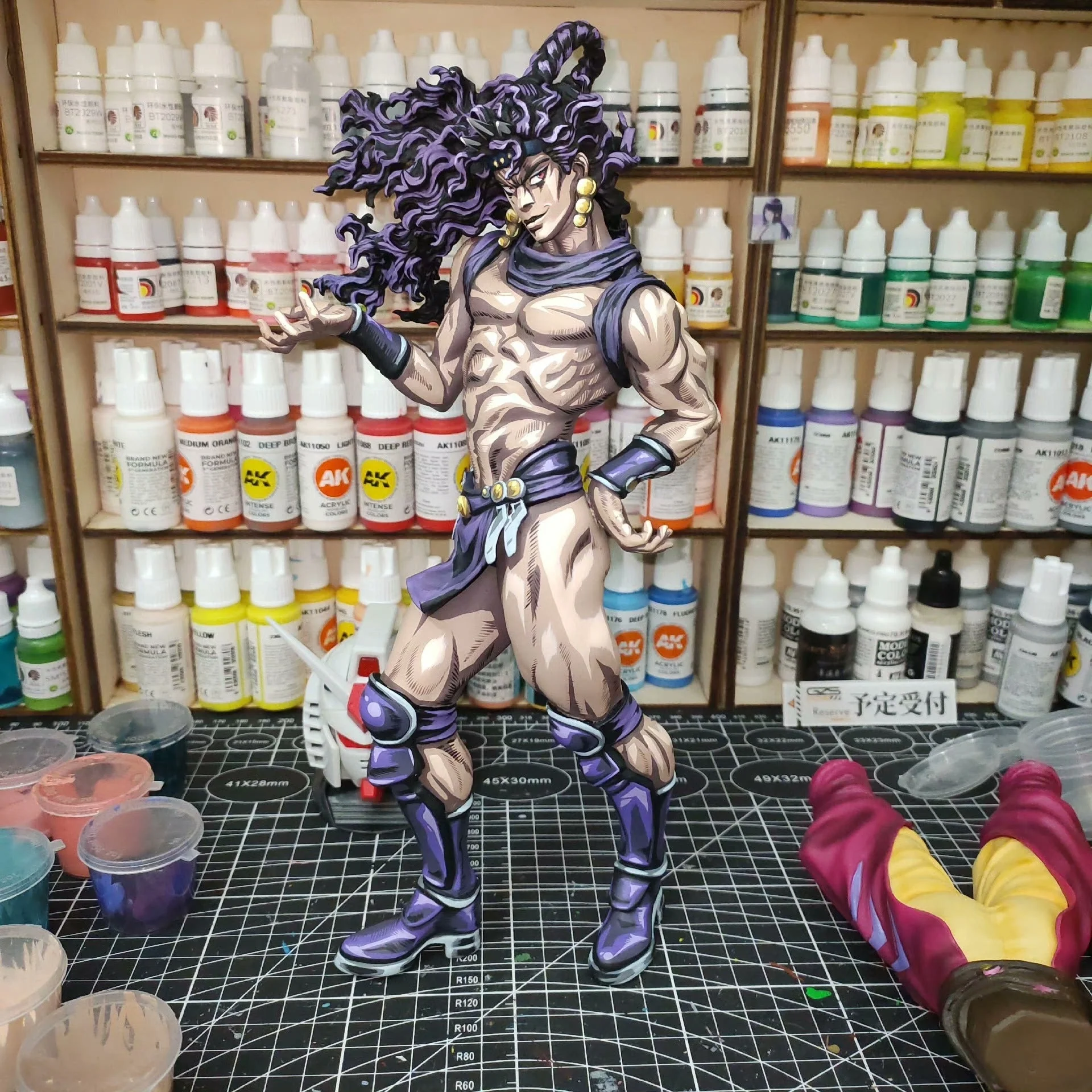 Repaint 2d comic color Jojo figure-Kars - Image 3