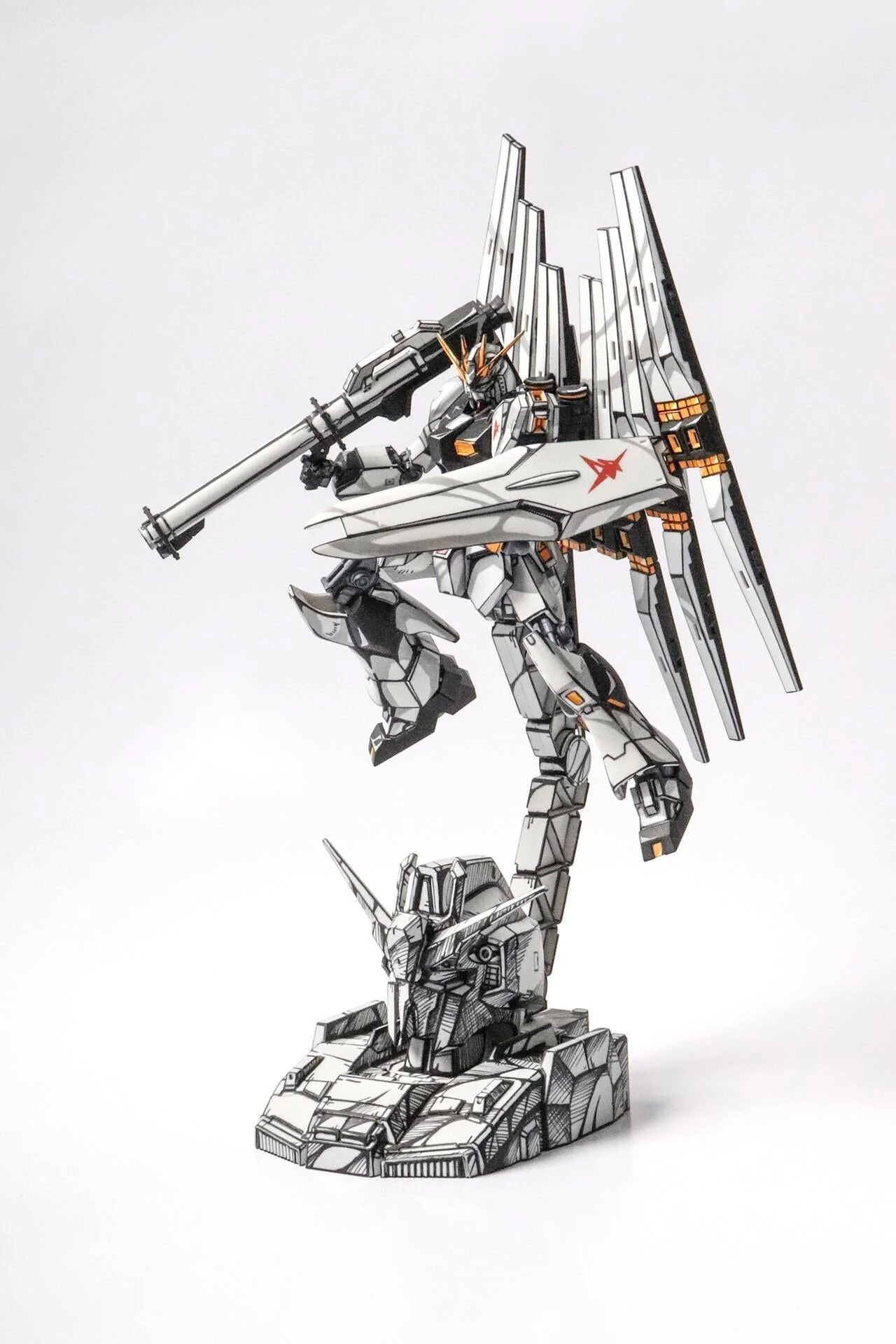 Repaint Gundam 2d manga color gunpla-arms - Image 3