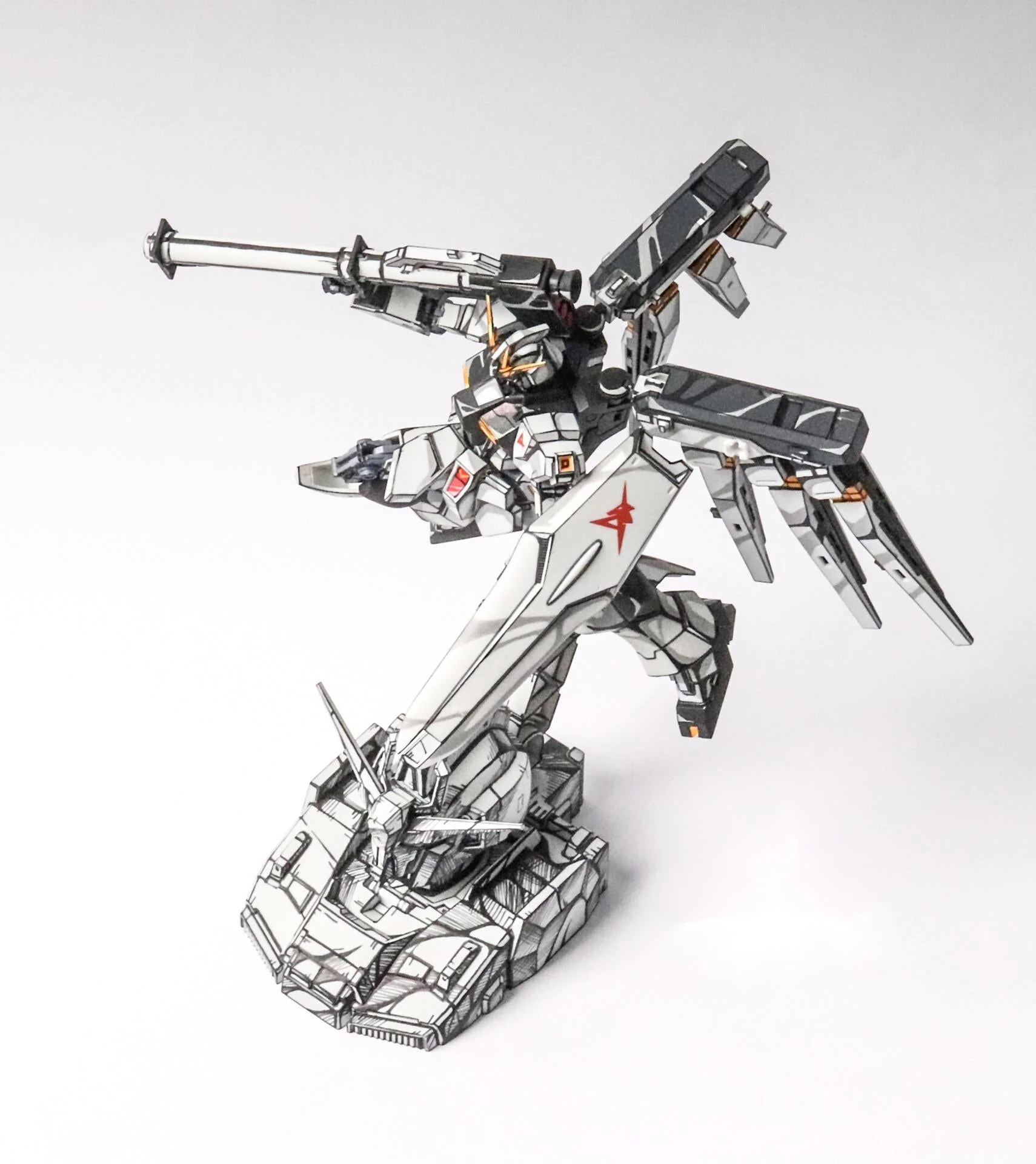 Repaint Gundam 2d manga color gunpla-arms - Image 4