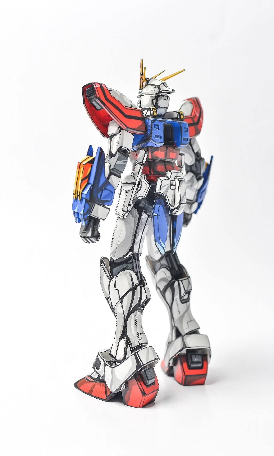 Repaint Gundam 2d manga color gunpla-God Gundam - Image 5