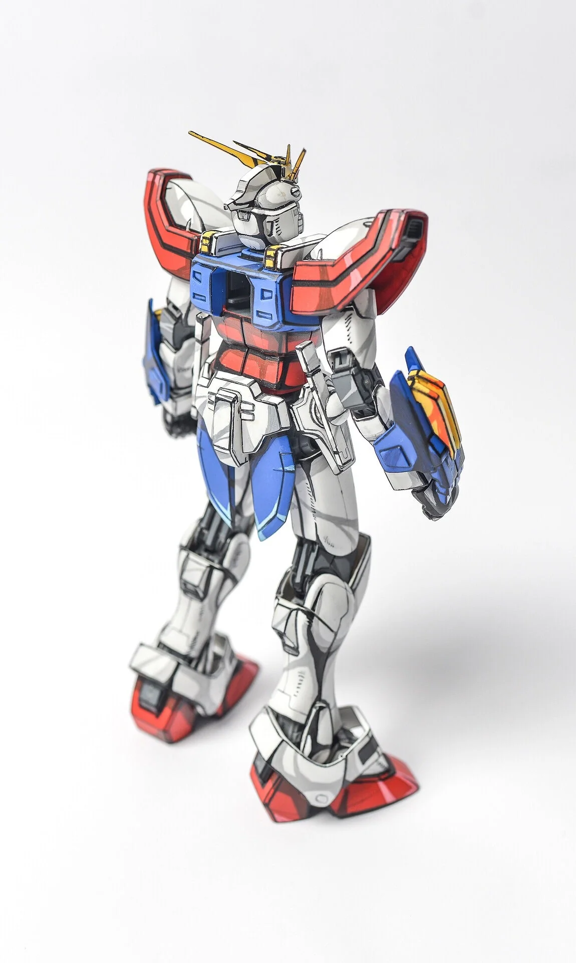 Repaint Gundam 2d manga color gunpla-God Gundam - Image 6