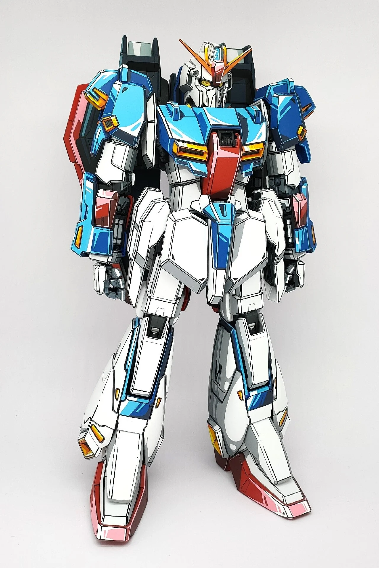 Repaint Gunpla 2d Pgz Gundam manga color figure - Image 6