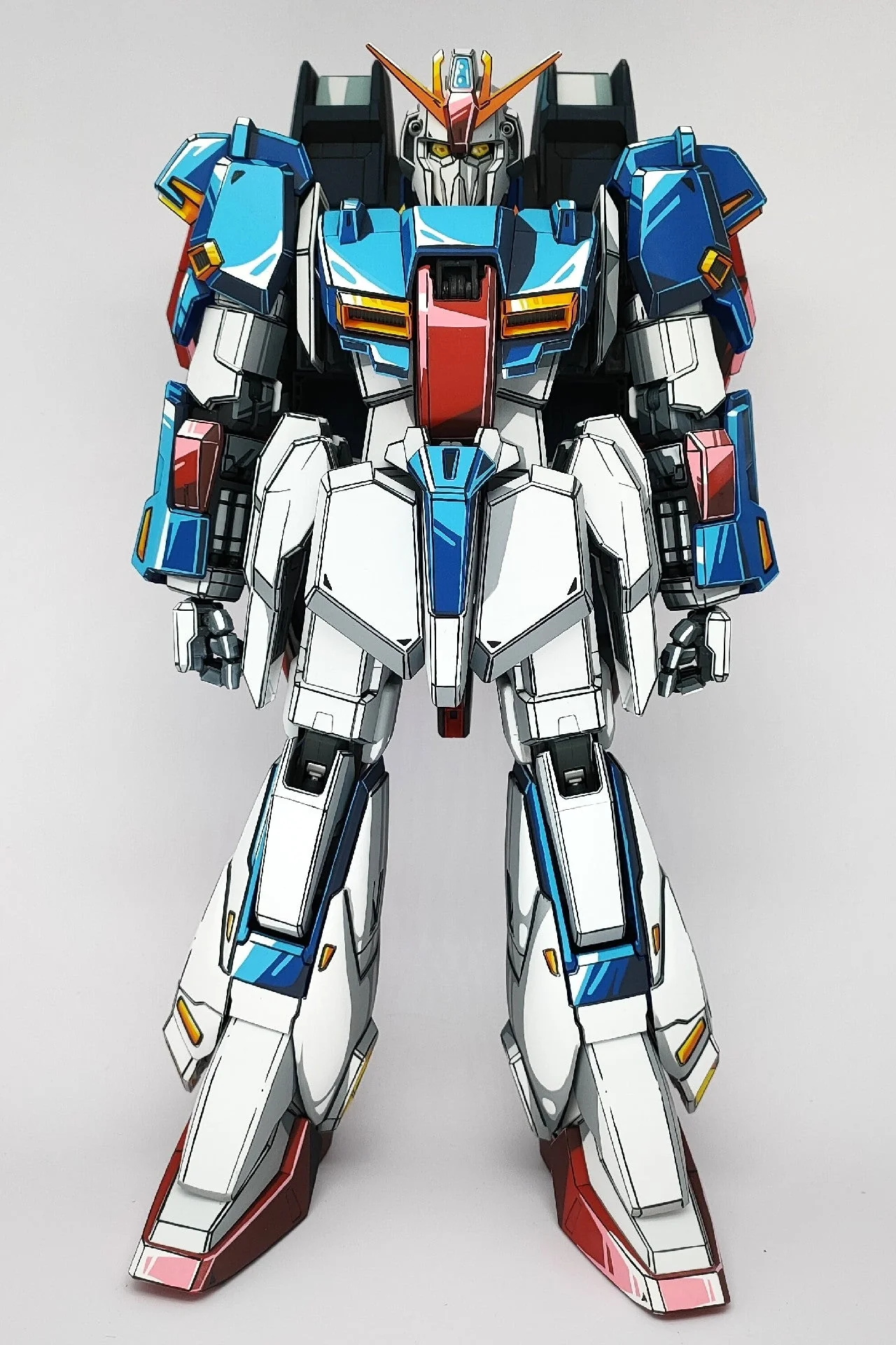 Repaint Gunpla 2d Pgz Gundam manga color figure - Image 7