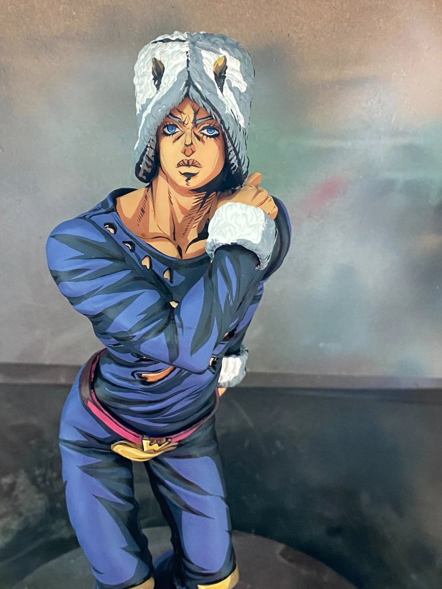 Repaint 2d comic color Jojo figure-Stone Sea -Weather Report - Image 3