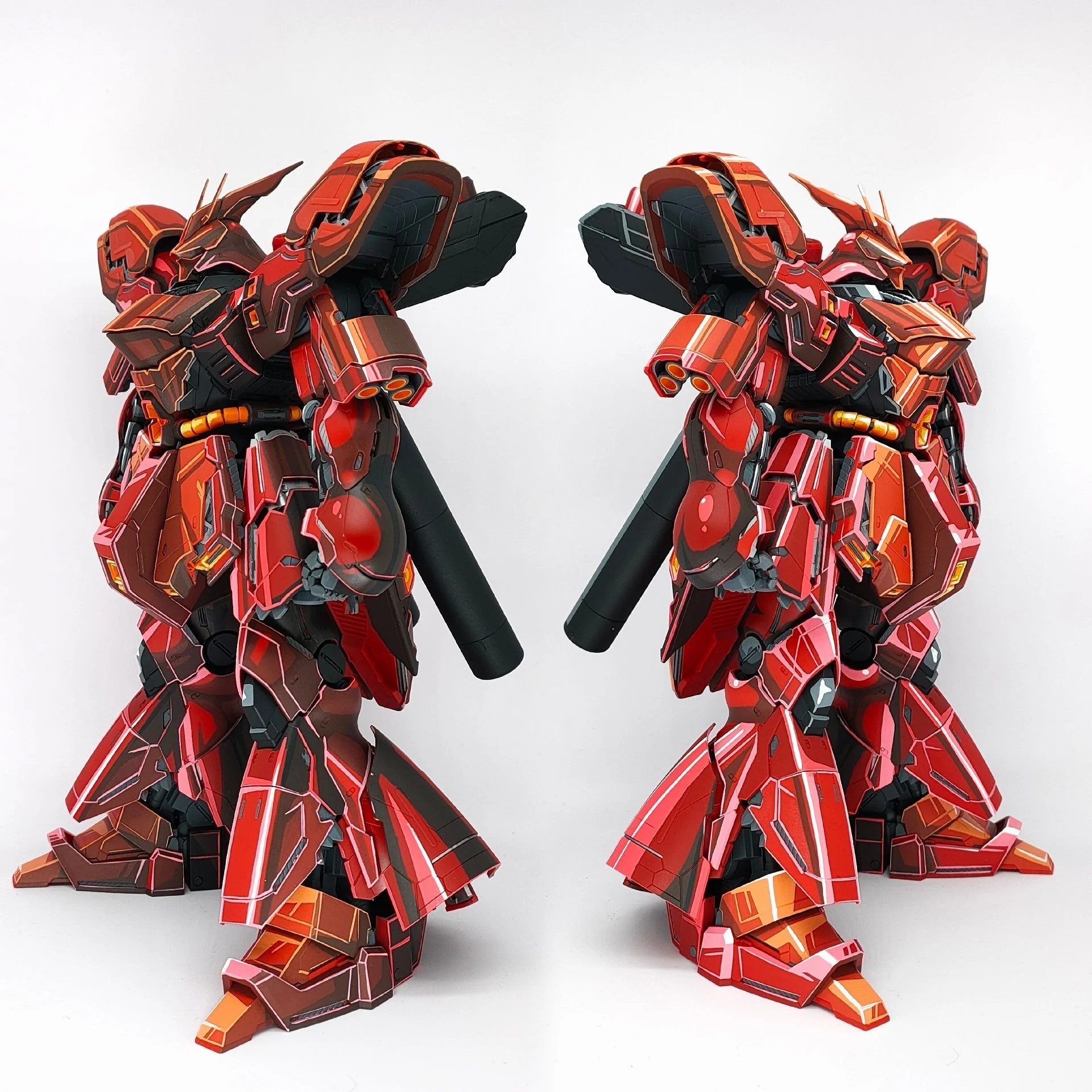 repaint mg card version sazabi 2d effect Gunpla - Image 5