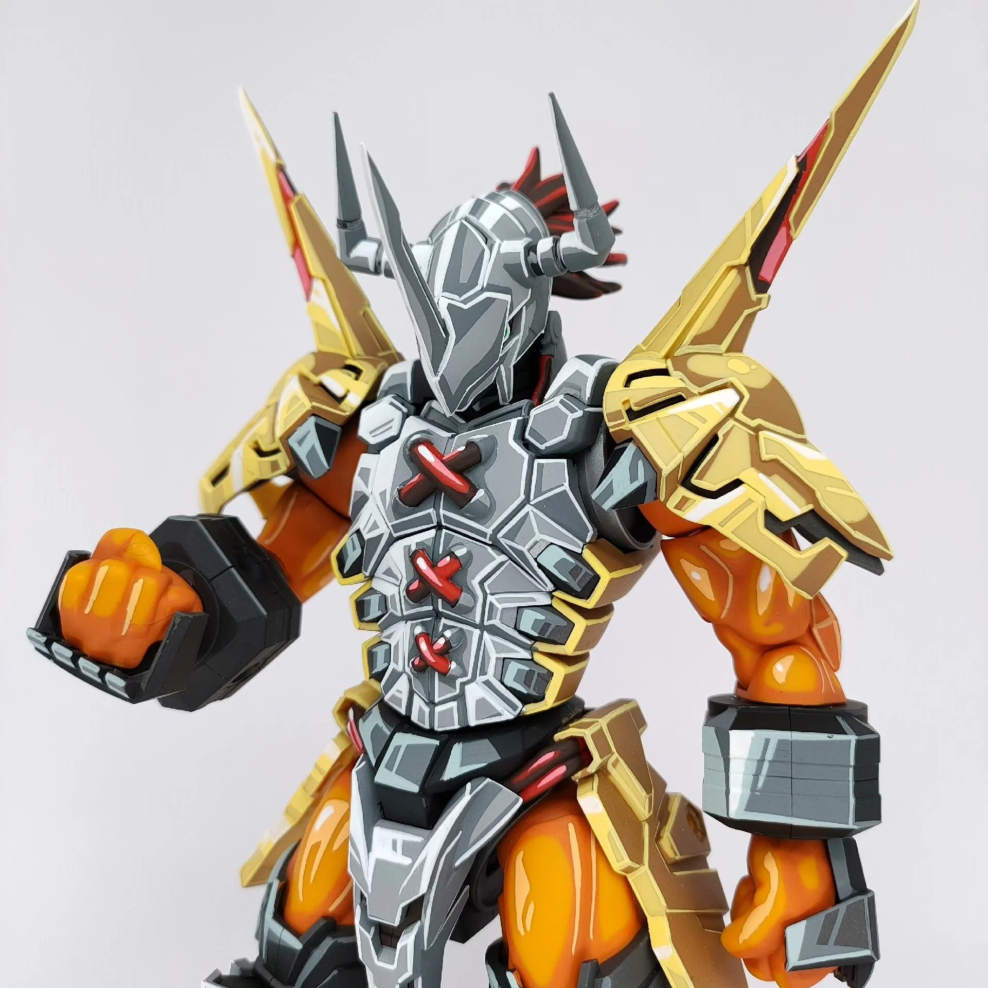Repaint War Greymon 2d manga color gunpla - Image 3
