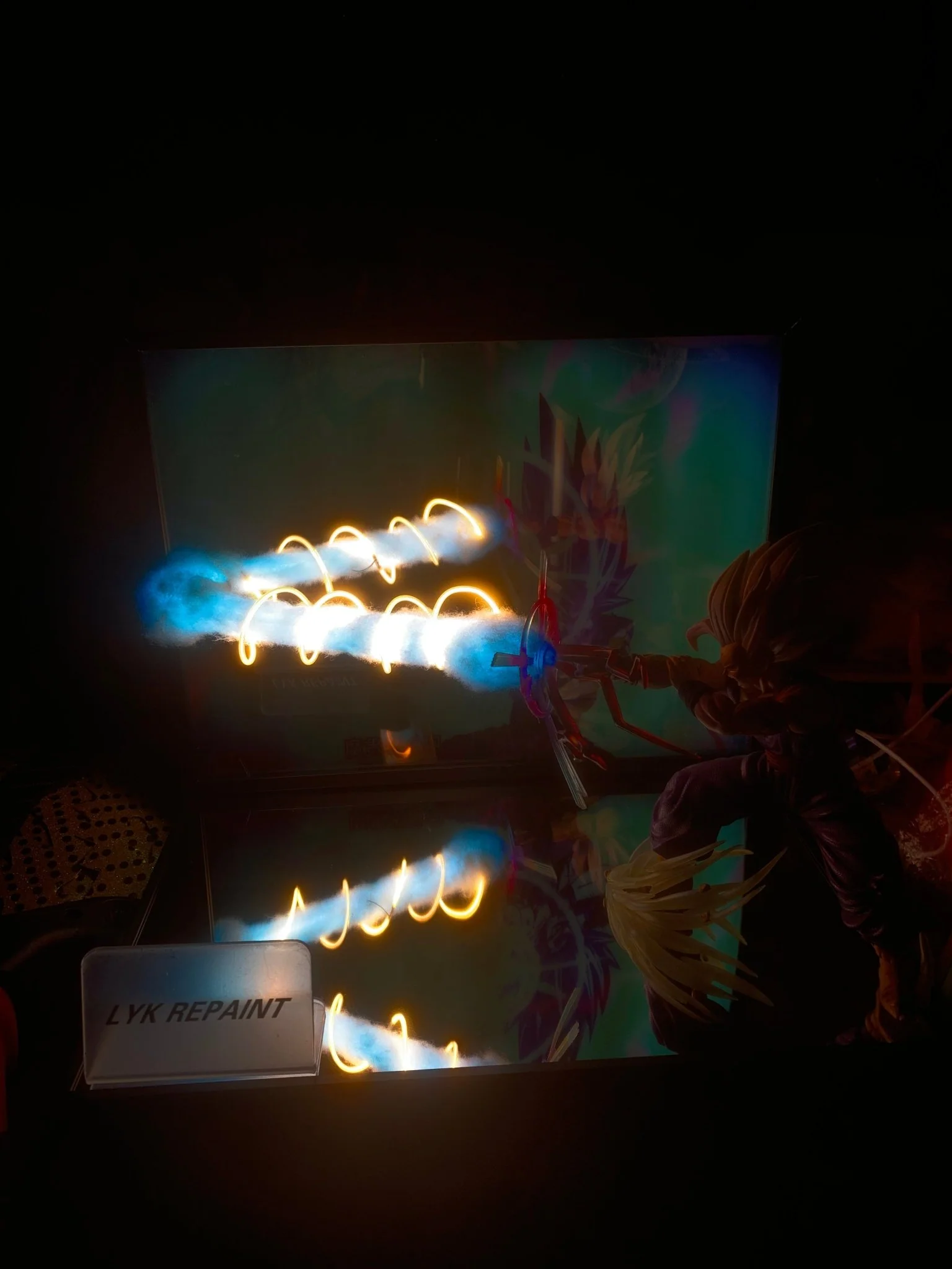Repainted against Bo gohan, broken mirror effect, with light effect