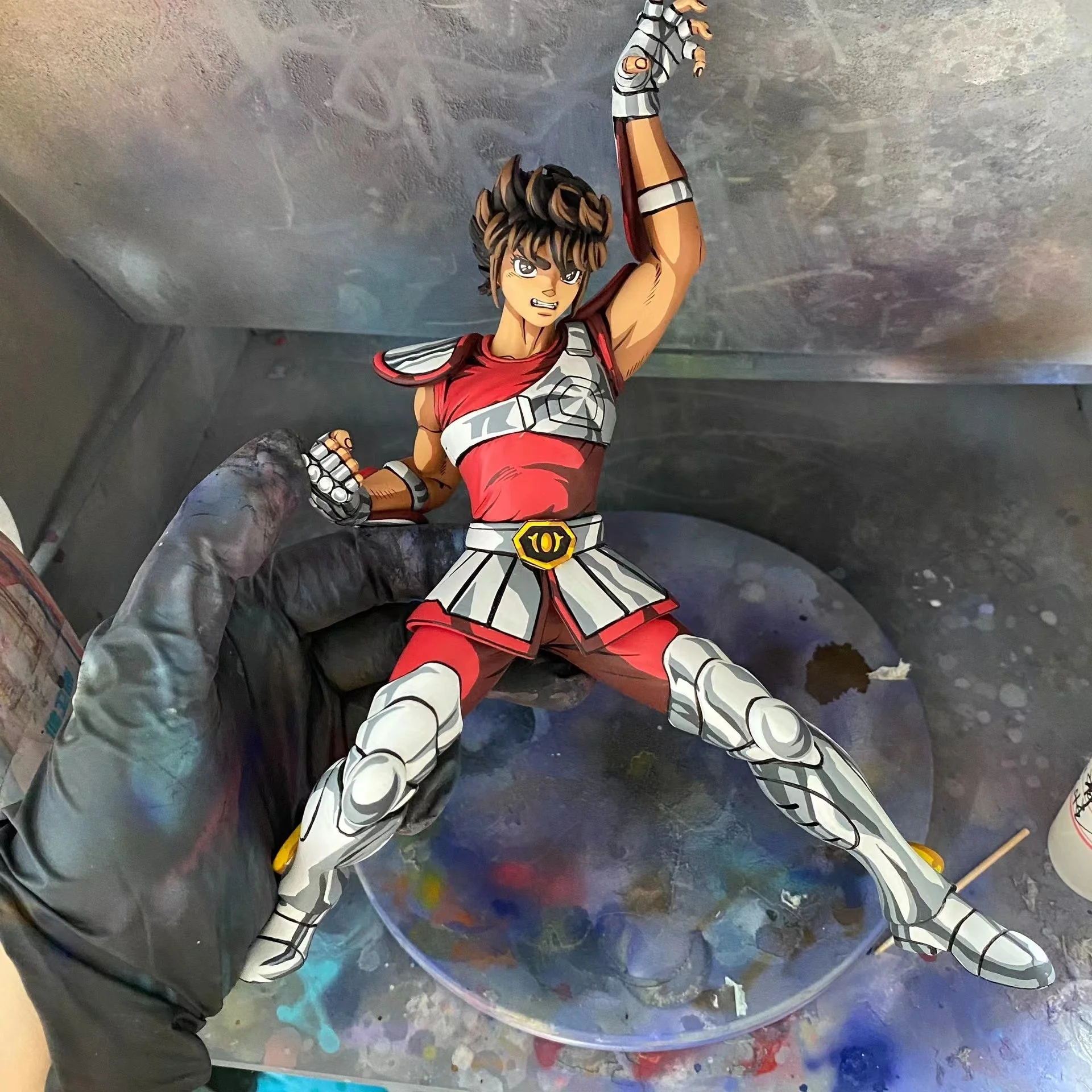 Repaint 2D Saint Seiya figure-Seiya - Image 3