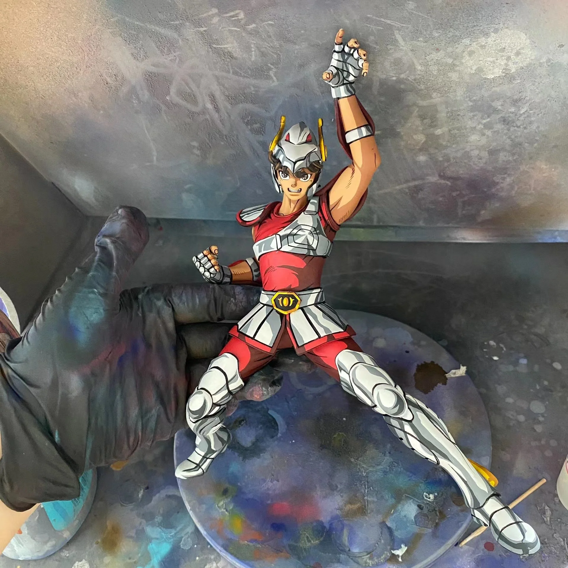 Repaint 2D Saint Seiya figure-Seiya - Image 4