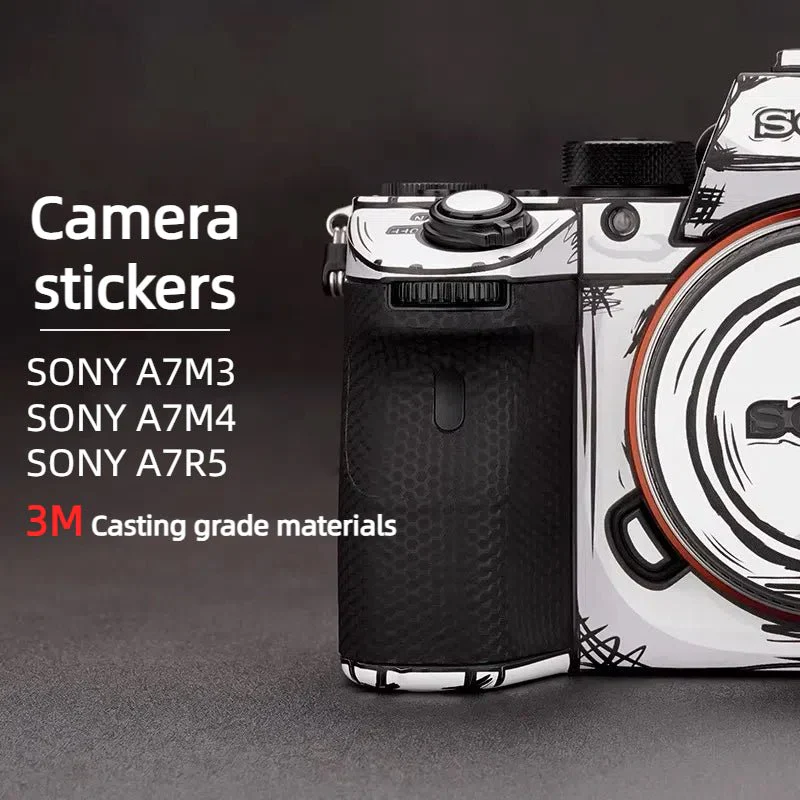 Suitable for Sony A7M4\M3\R5\R4\S3\M2\FX3\FX30camera protective film SONY A74 body sticker A7S3\A7M2\FX30 2D version skin （ Customized contact customer service） - Image 9